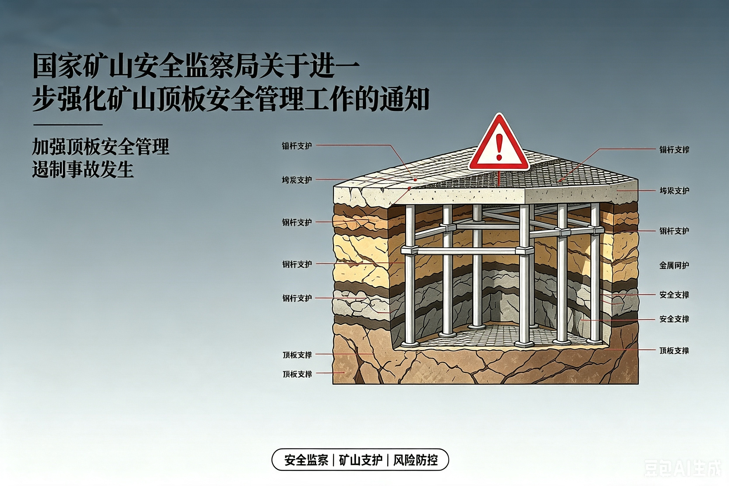 国家矿山安全监察局关于  进一步强化矿山顶板安全管理工作的通知